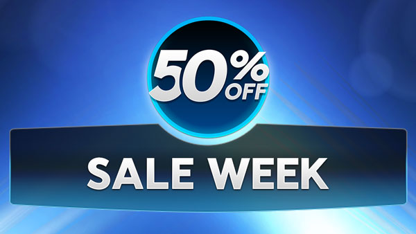 Sale Week: ¡50 % de descuento en compras mínimas!