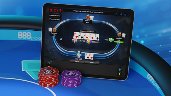 Juega a 888poker en tu iPad 