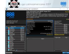 Se jugó la primera fecha de la Liga Latinoamericana WSOP Vegas 2017