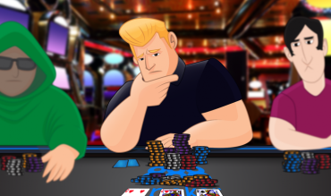 jugadores de póker aficionados
